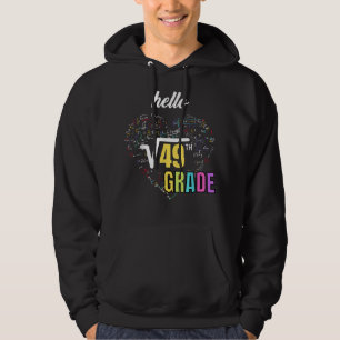 Sudadera De vuelta a la escuela 7° grado Raíz cuadrada de 4