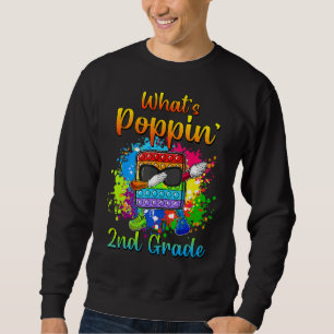 Sudadera De Vuelta A La Escuela De 2º Grado Vidrio Dabbing