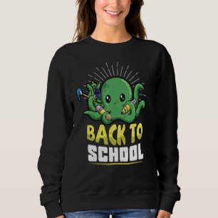 Sudadera De Vuelta A La Escuela El Octopus De Primer Día De