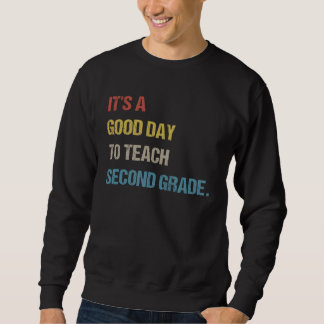 Sudadera De vuelta a la escuela es un buen día para enseñar