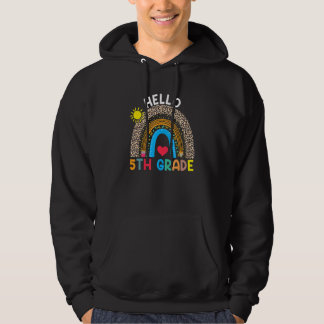 Sudadera De vuelta a la escuela Hola equipo de 5º grado Pro