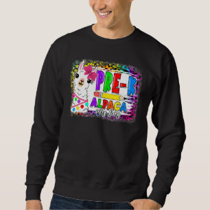 Sudadera De vuelta a la escuela Pre K Escuela Alpaca Mi Bol