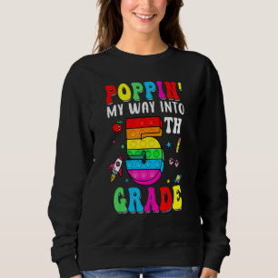 Sudadera De vuelta a la escuela primer día explotando mi ca