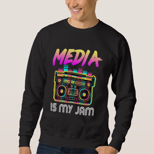 Sudadera De Vuelta A La Escuela Retro Es Mi Rollito Profeso (Anverso)