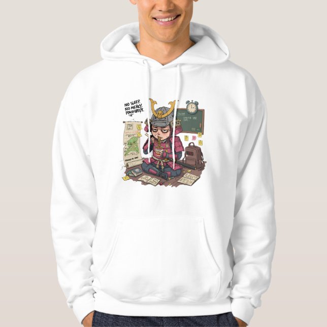 Sudadera De vuelta a la escuela Samurai Hoodie - Gracioso e (Anverso)