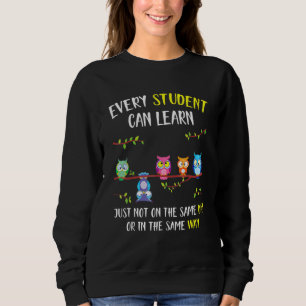 Sudadera De Vuelta A La Escuela Todos Los Estudiantes Puede