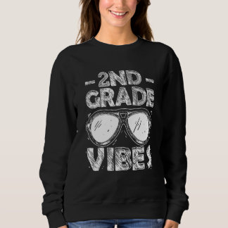 Sudadera De vuelta a la escuela Vibes de segundo grado