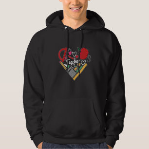 Sudadera De vuelta al cole friki nerd profesor de matemátic