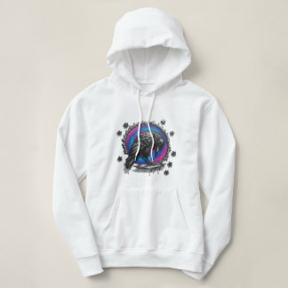 Sudadera "Dead of Night" Raven Crop Hoodie - Aesthetic Stre