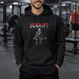Sudadera Deadlift Bodybuilding Skeleton - Lifting Gym Humor