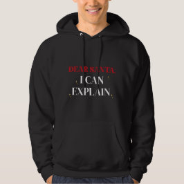 Sudadera Dear Santa I Can Explain Funny Christmas Hoodie