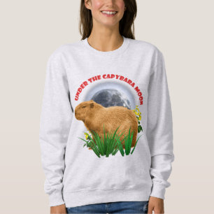 Sudadera Debajo de la Luna del Carpincho Animal Adorable