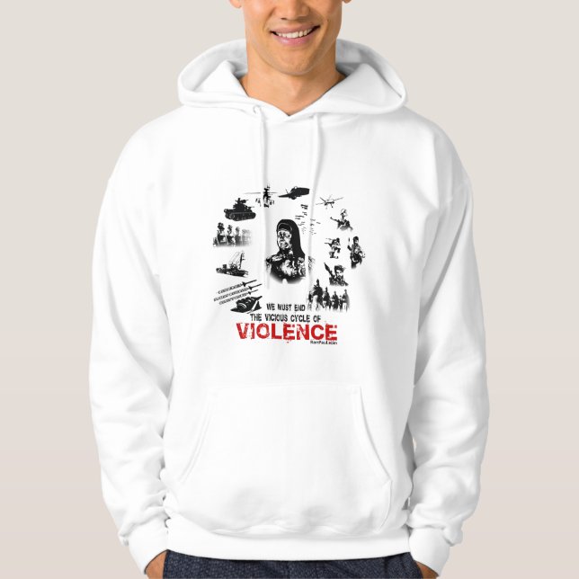 Sudadera ¡Debemos terminar el ciclo vicioso de la (Anverso)