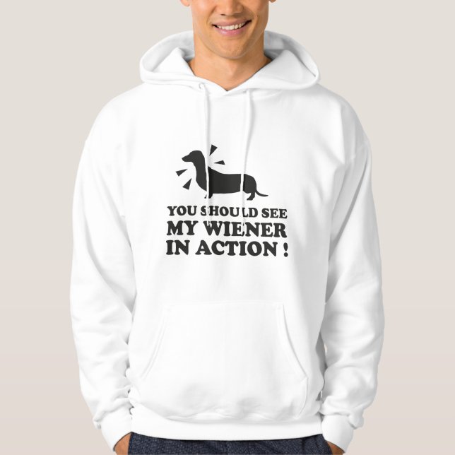 Sudadera Debería Mi Visera En Acción (Anverso)