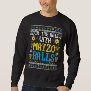 Sudadera Deck Los Salones Matzo Balls Hanukkah Channukah
