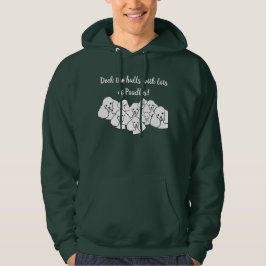 Sudadera Deck the halls with Poodles unisex hoodie