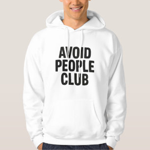 Sudadera Declaración de humor introvertido del club de evit
