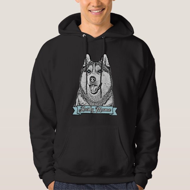 Sudadera Declaración de Husky Mama Siberiana (Anverso)