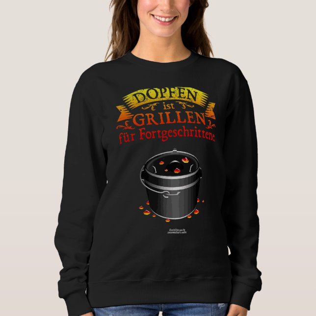 Sudadera Declaración Oven Holandesa Grillen & Dopfen Origin (Anverso)