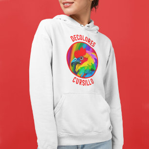Sudadera DeColores Cursillo Gallo Colorido Arcoíris Vibrant