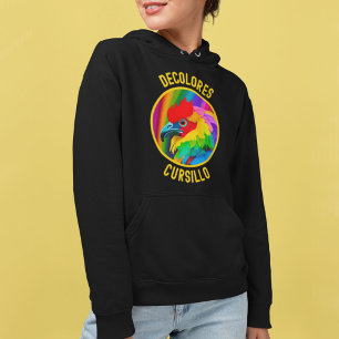 Sudadera DeColores Cursillo Gallo Colorido Arcoíris Vibrant