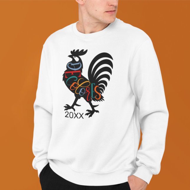 Sudadera DeColores Cursillo Rooster Black Silhouette (Subido por el creador)