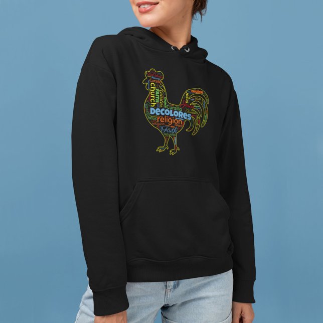 Sudadera DeColores Cursillo Rooster Word Cloud  (Subido por el creador)