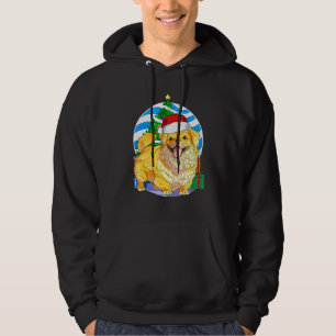 Sudadera Decoración de árbol de Navidad de perro de Pekín