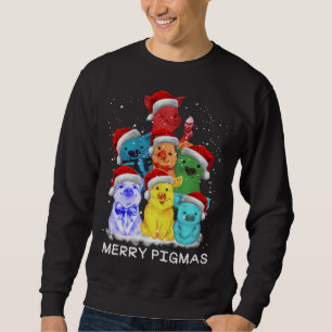 Sudadera Decoración de ornamentos de cerdo Árbol de Navidad