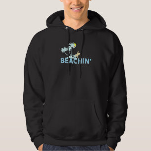 Sudadera Decoración del Océano Sunset Palm Tree Sea Beach C