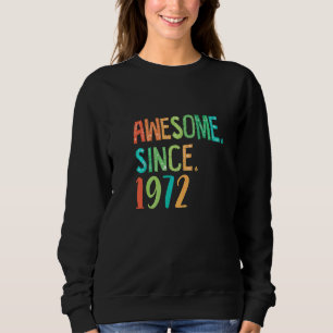 Sudadera Decoración floral de corazón de Chica de 50 años d