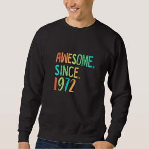 Sudadera Decoración floral de corazón de Chica de 50 años d