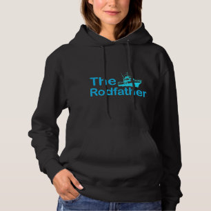 Sudadera Decoración gráfica hippie de pesca divertida, algo
