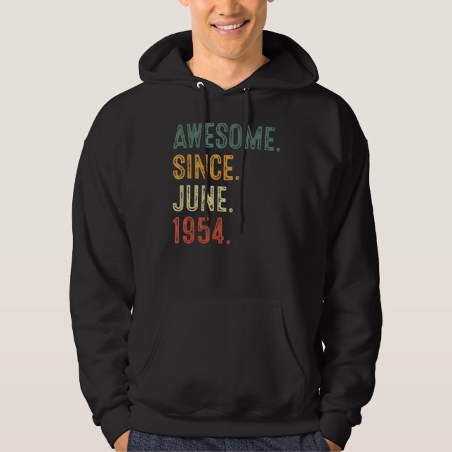 Sudadera Decoraciones de cumpleaños 68 años sorprendentes d (Anverso)