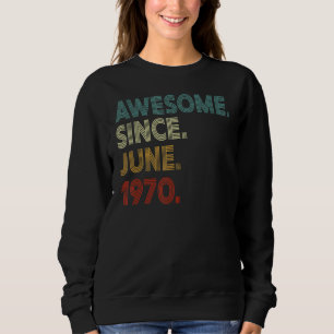 Sudadera Decoraciones de cumpleaños de 52 años sorprendente
