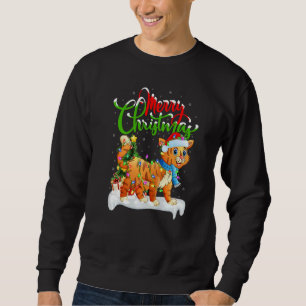 Sudadera Decoraciones de Navidad de Bobcat Santa Bobcat Nav