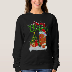 Sudadera Decoraciones de Navidad de Rugby Deportes Santa Ru