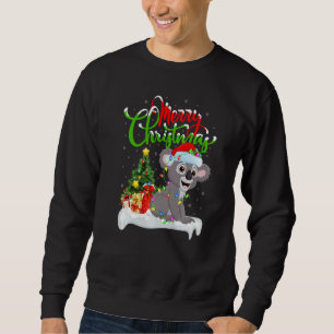 Sudadera Decoraciones de Navidad Koala Santa Koala Navidad