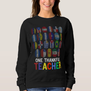Sudadera Decoraciones del Mes de la Herencia Hispana Maestr