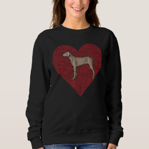 Sudadera Dedo índice Día de San Valentín Perro Amor Huella 