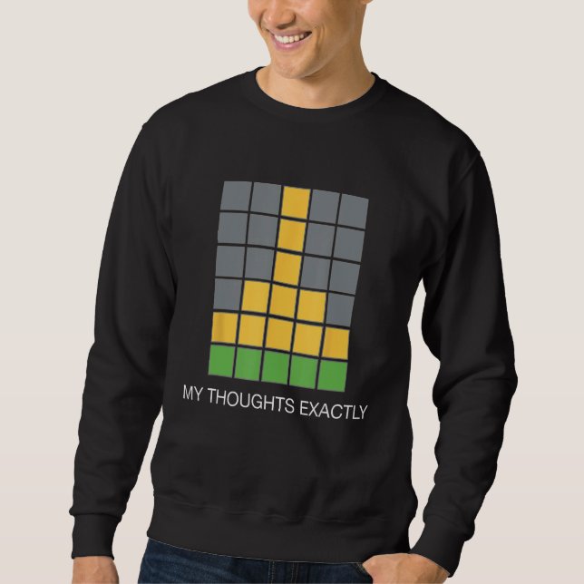 Sudadera Dedo medio divertido de Wordle, ganador de 66 años (Anverso)
