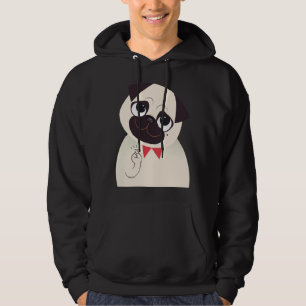 Sudadera Dedos cruzados Pug Gray Classic T-Shirt 732
