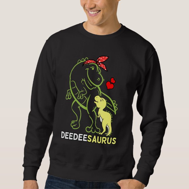 Sudadera Deedeesaurus Deedee Tyrannosaurus Dinosaur Baby (Anverso)
