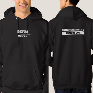 Sudadera Deen Sobre Dunya Miedo a Dios Hombres Islámicos