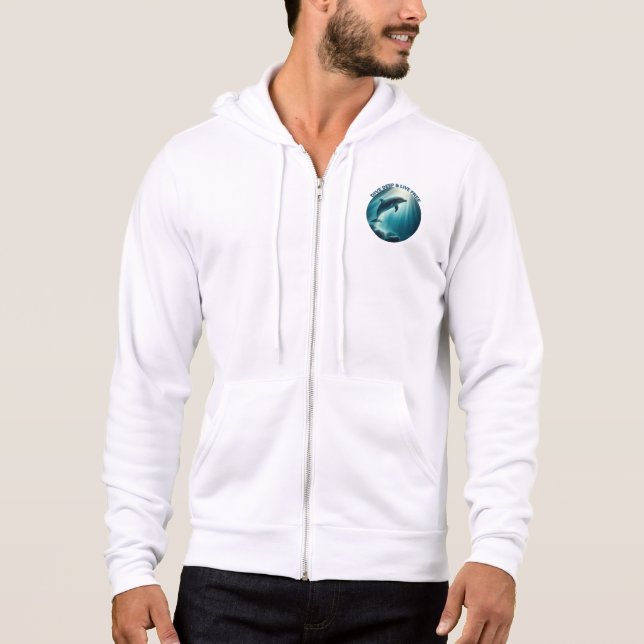 Sudadera Deep Live Free Dolphin (Anverso)