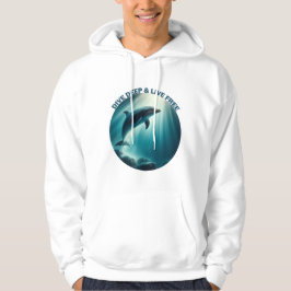 Sudadera Deep Live Free Dolphin