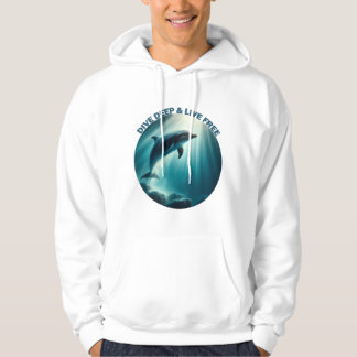 Sudadera Deep Live Free Dolphin