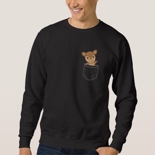 Sudadera Deer Bag Fawn Deer Bag Chest Pocer Deer (Anverso)