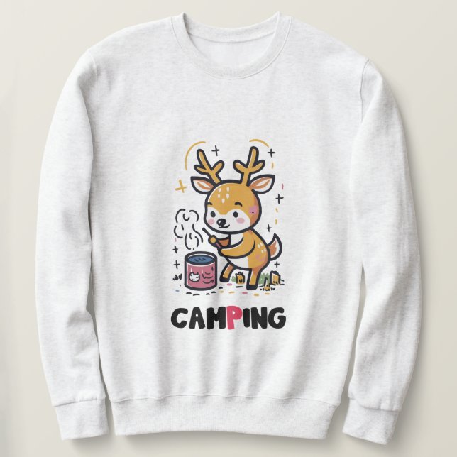 Sudadera Deer Camping (Anverso del diseño)