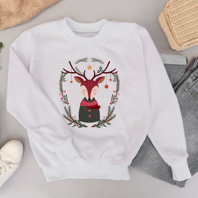 Sudadera Deer de vacaciones festivas (Subido por el creador)